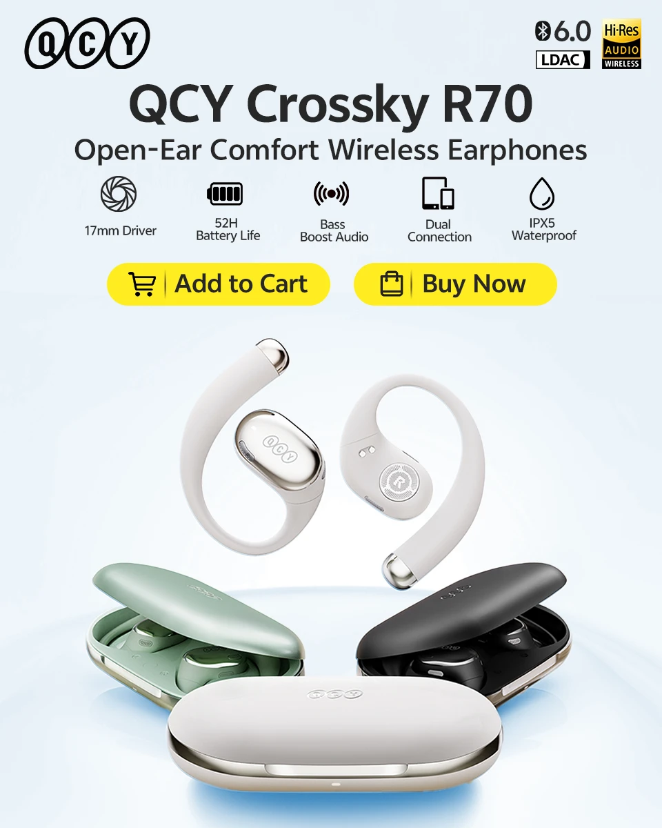 QCY Crossky R70 AliExpress 竖版 Banner