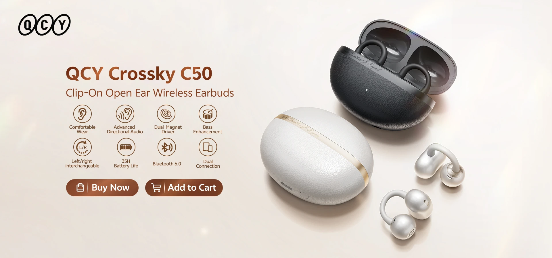 QCY Crossky C50 AliExpress 横版 Banner