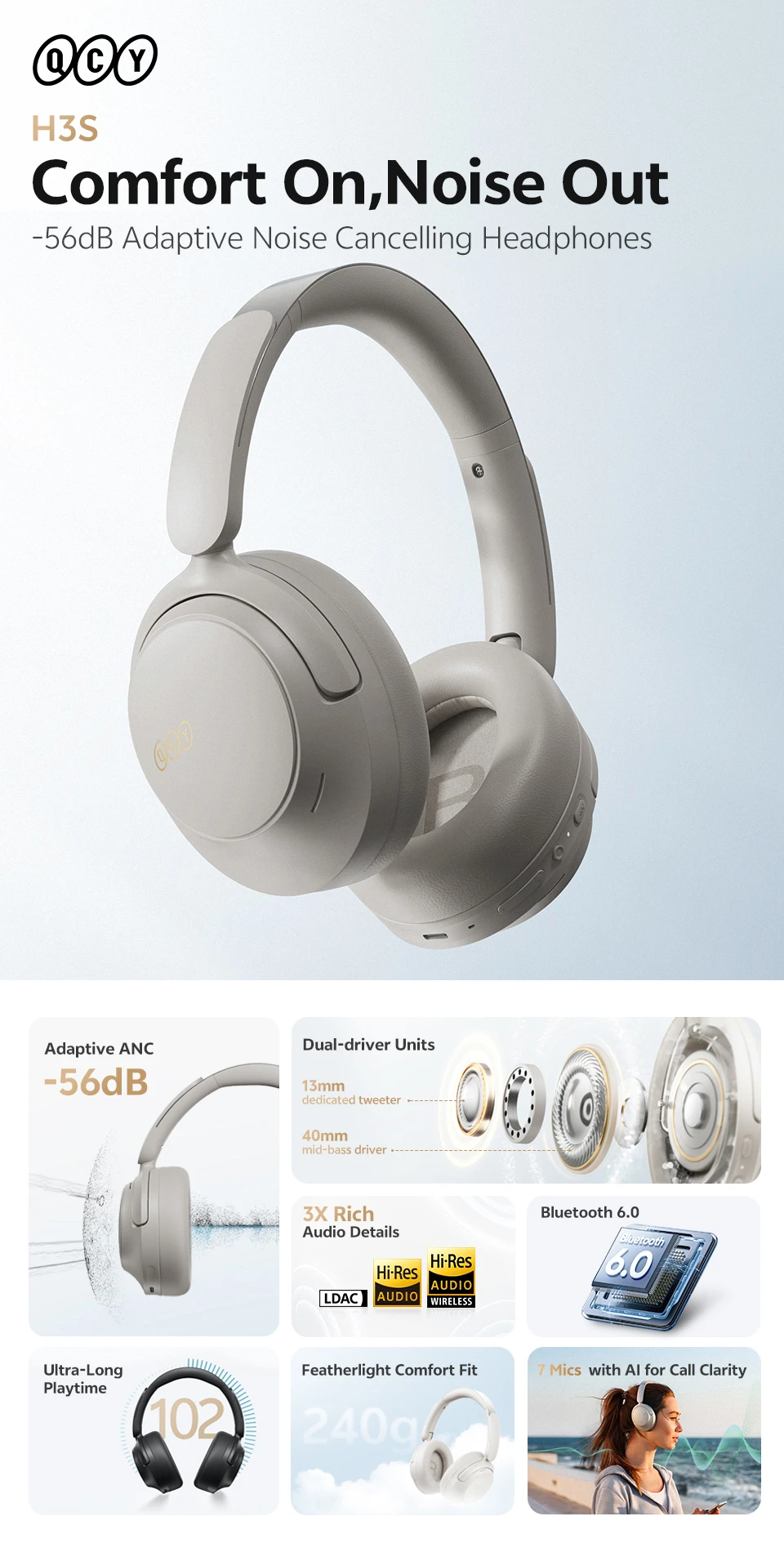 QCY H3S AliExpress 长详情页切片 1