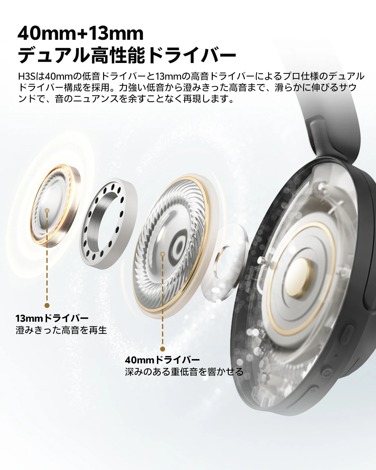 QCY H3S Amazon JP black Listing main image 4