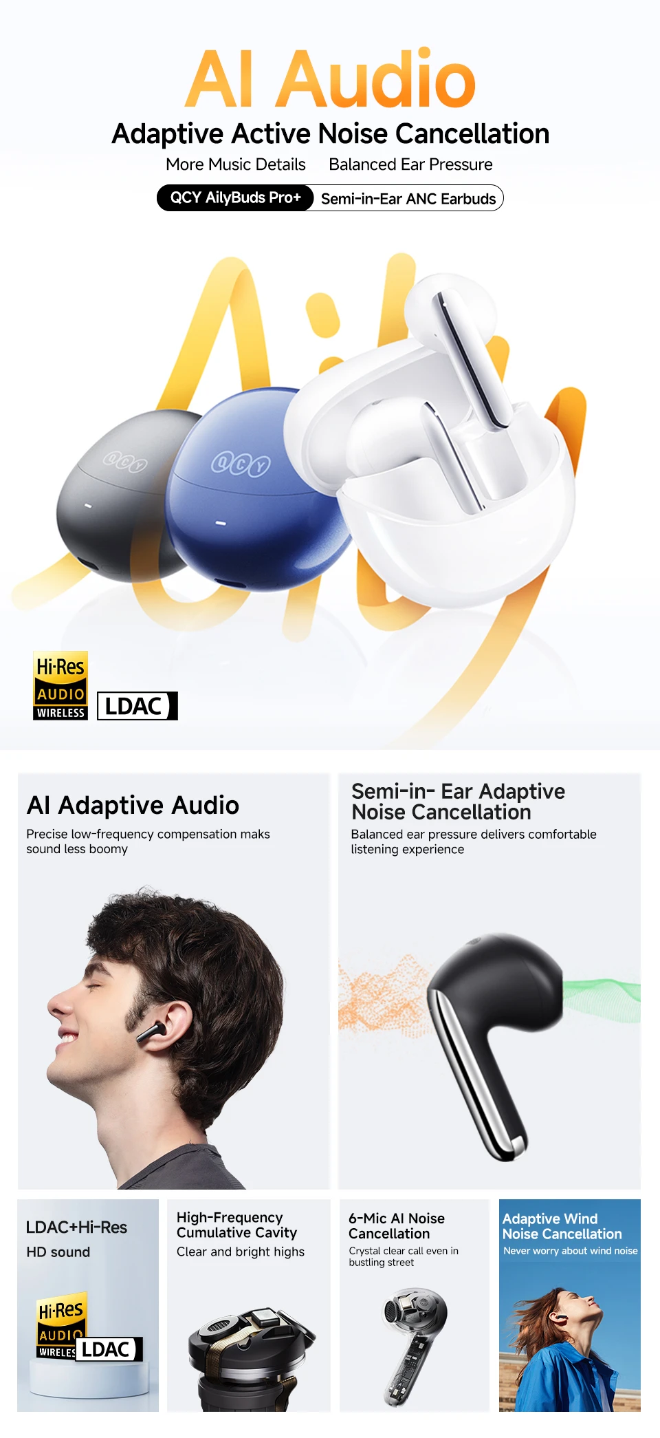 QCY HT10 AilyBuds Pro+ AliExpress 长详情页切片 1