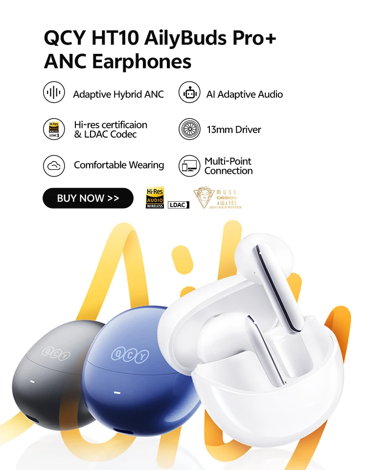 QCY HT10 AilyBuds Pro+ AliExpress 竖版 Banner