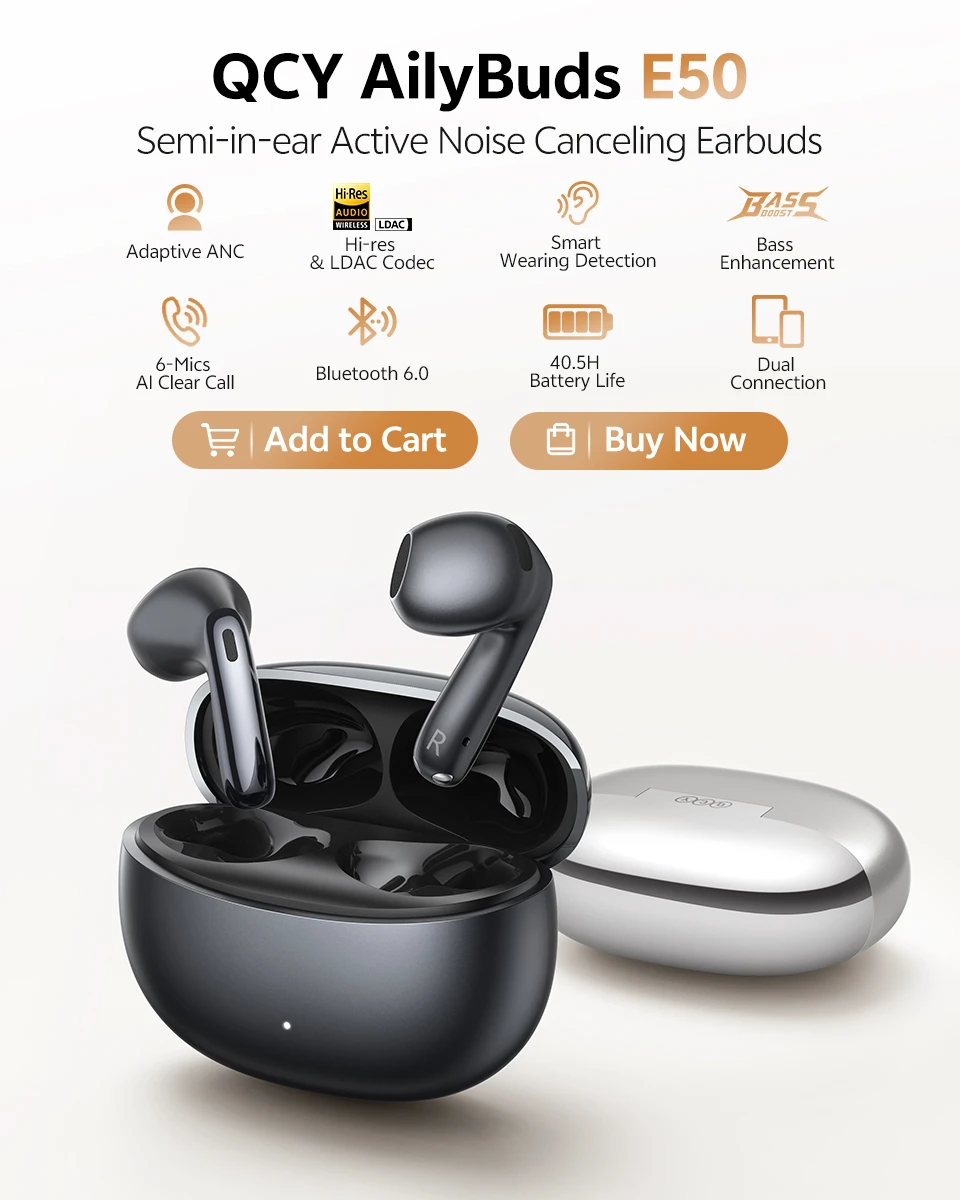 QCY AilyBuds E50 AliExpress 竖版 Banner