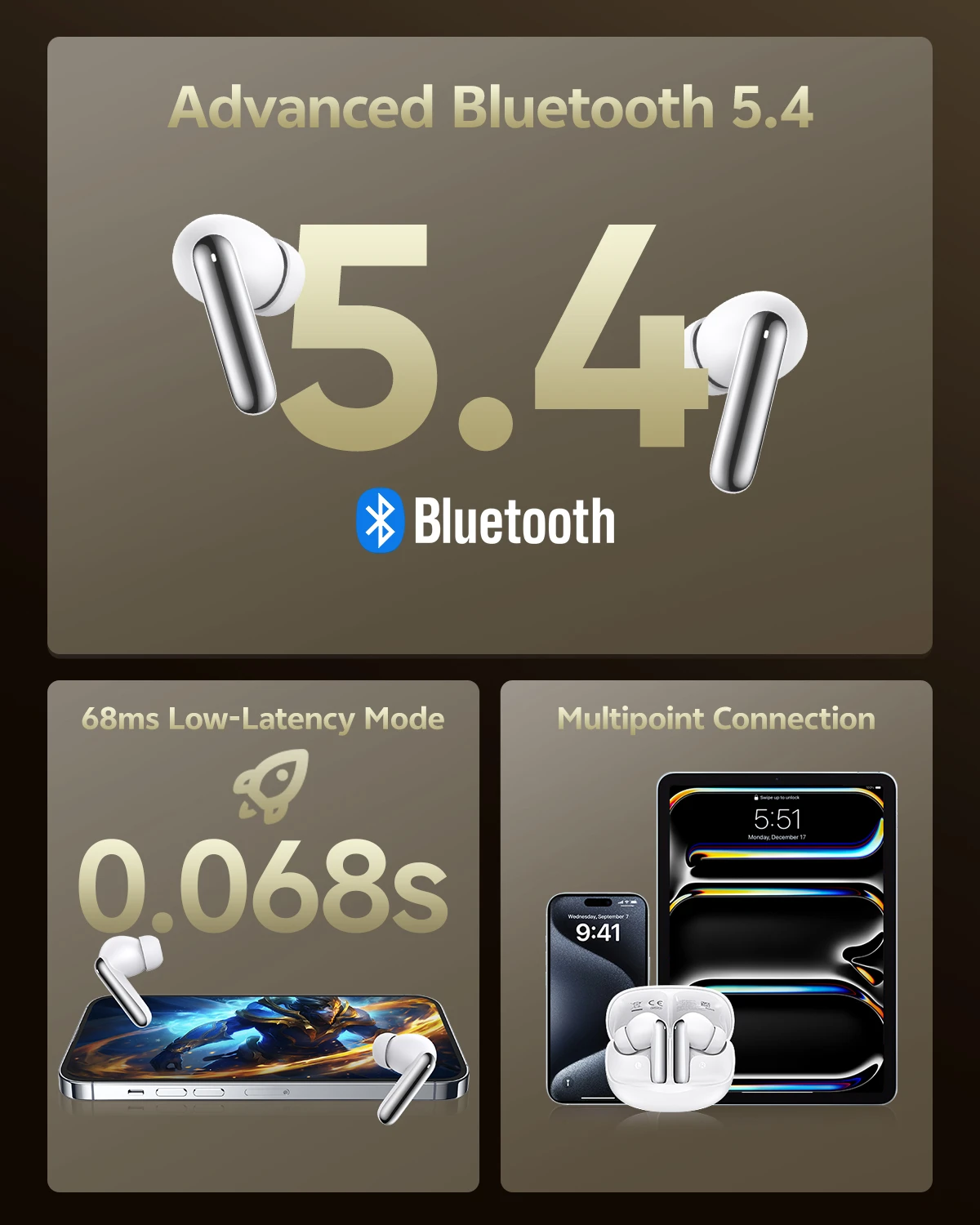QCY MeloBuds N50 Amazon white SKU main image 6