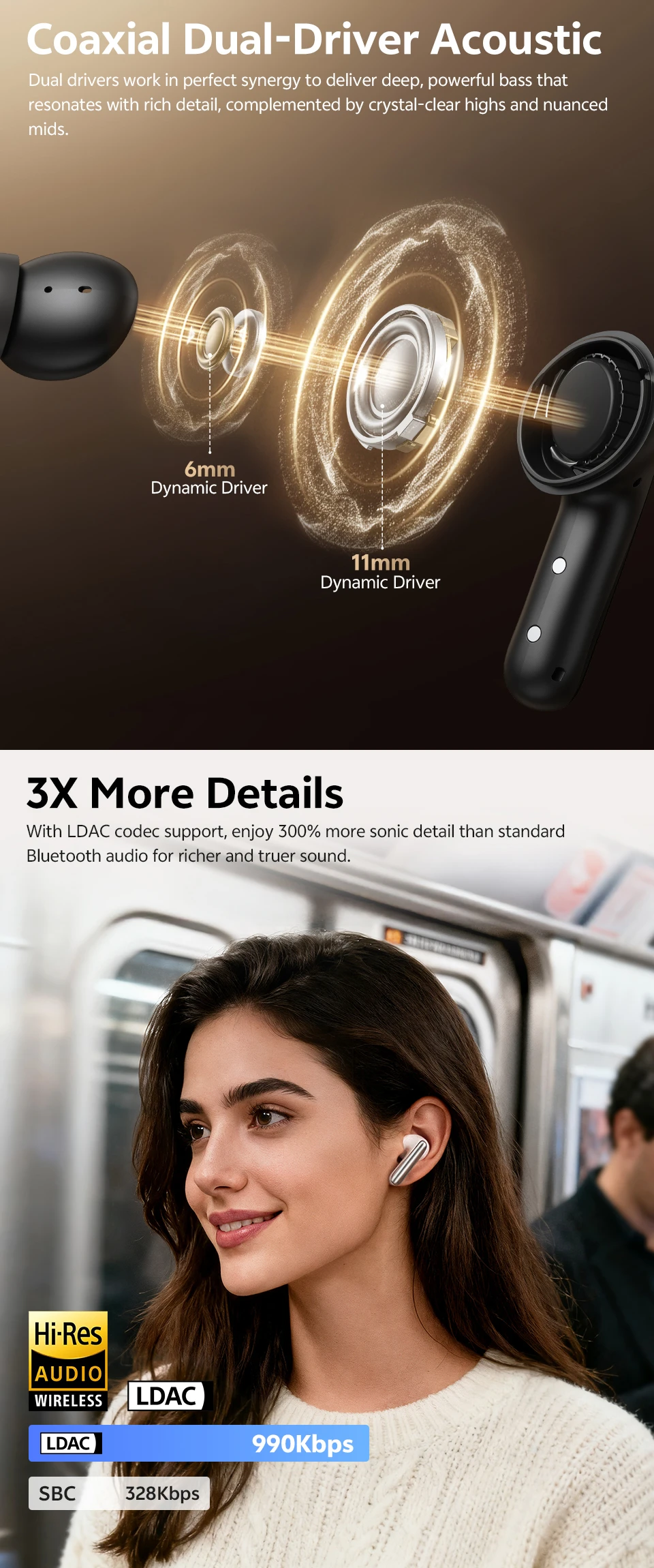 QCY MeloBuds N60 AliExpress 详情页切片 3