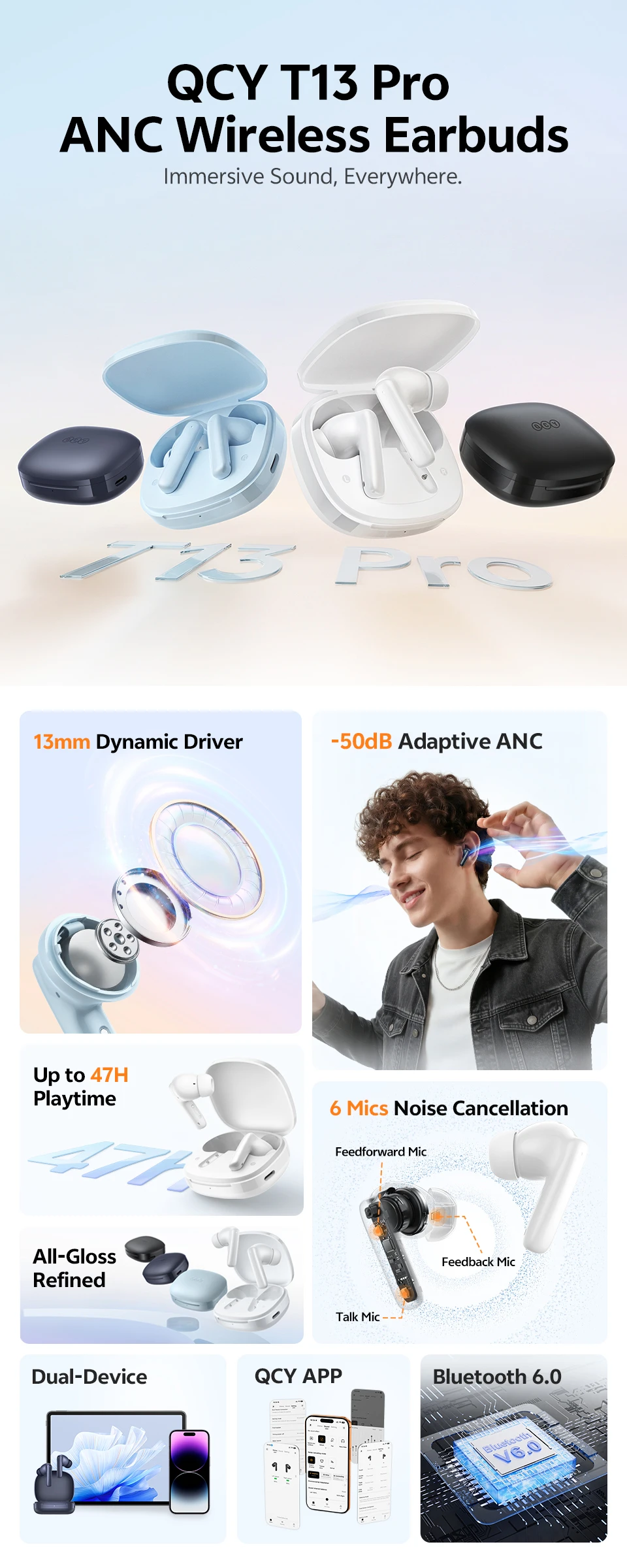 QCY T13 Pro AliExpress 长详情页切片 01