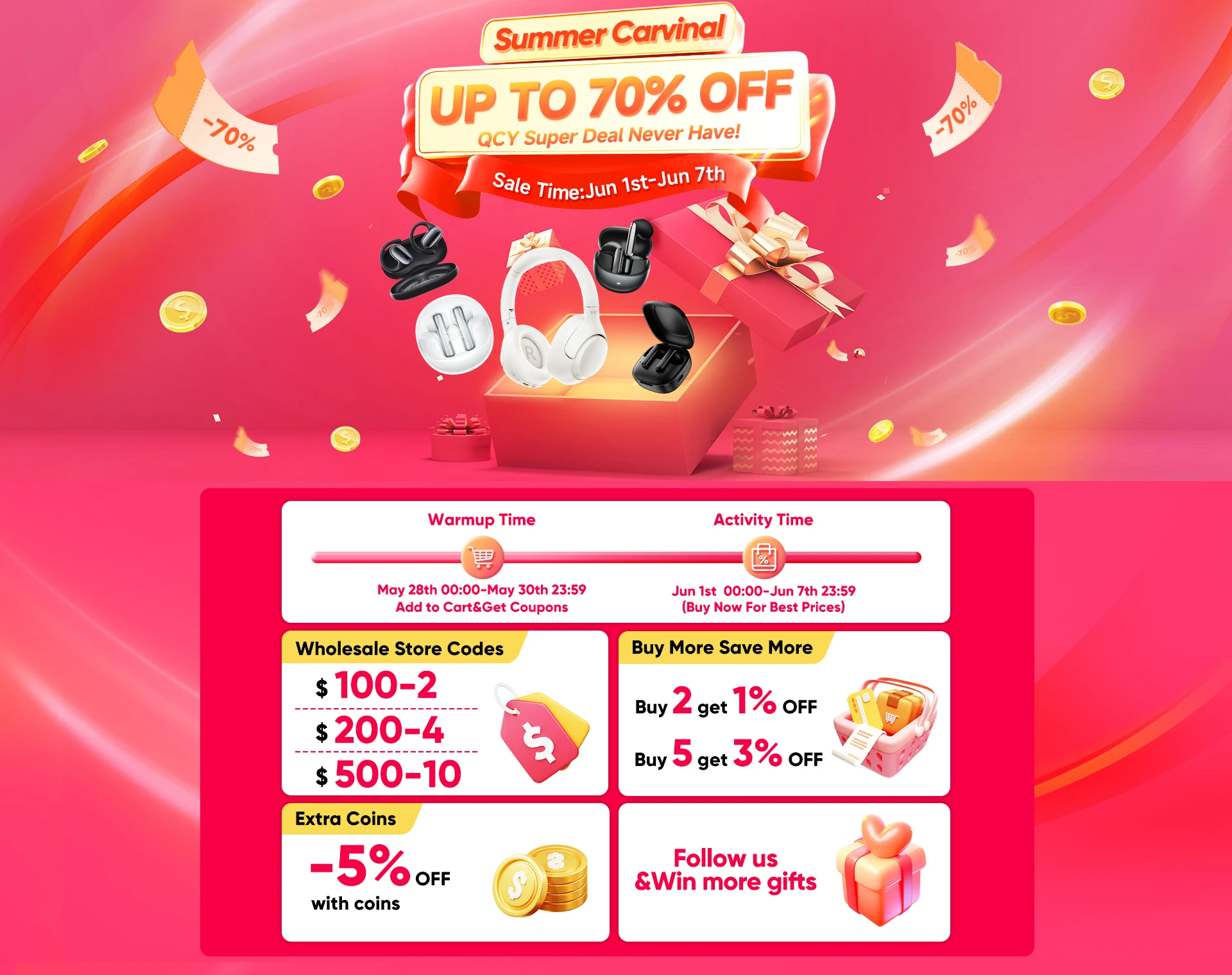 2024 AliExpress 6.18 第一波活动首页长图