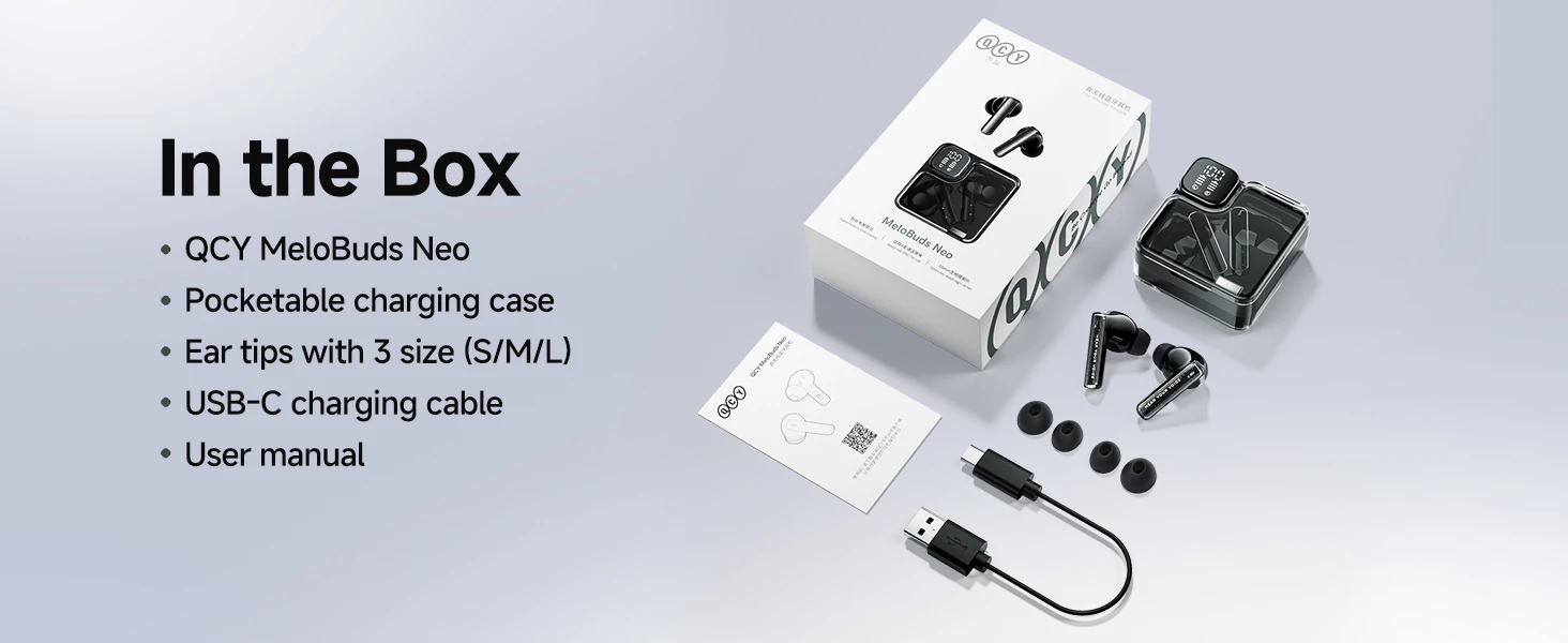 QCY MeloBuds Neo Amazon 黑色 SKU A+ 模块 13