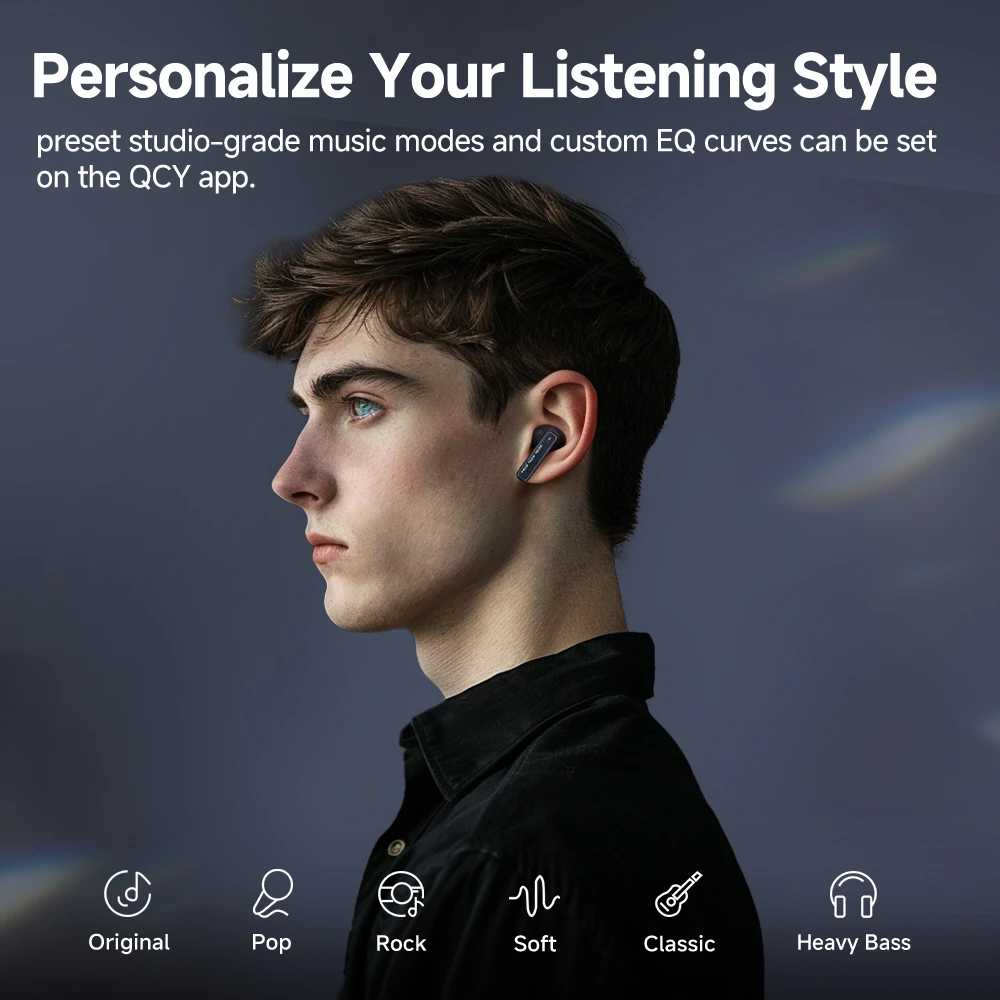 QCY MeloBuds Neo Amazon 黑色 SKU 主图 4