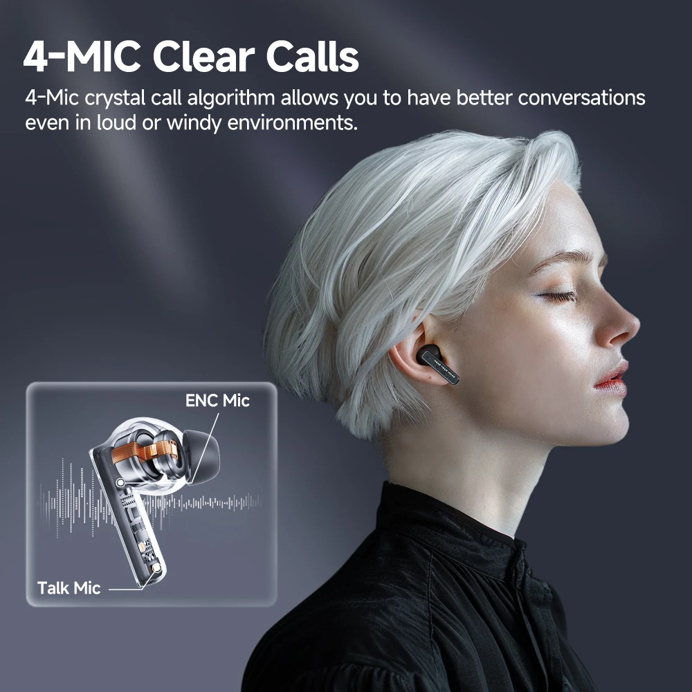 QCY MeloBuds Neo Amazon 黑色 SKU 主图 5